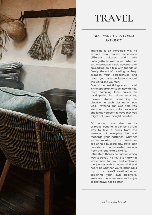 Chic Magazine Template - Image 5