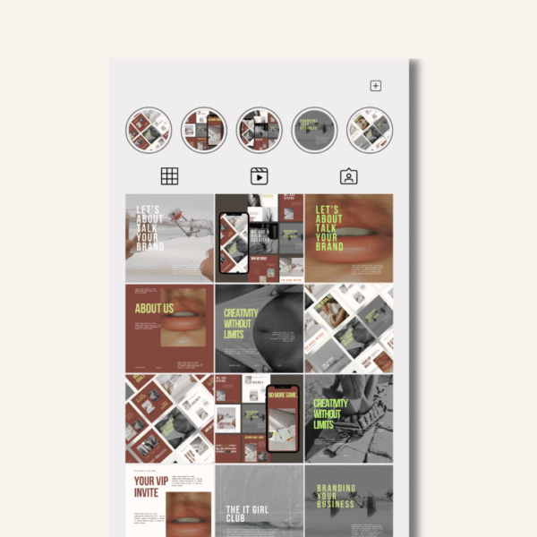 Insta Presentation Card