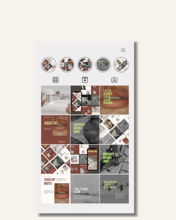 Insta Presentation Card