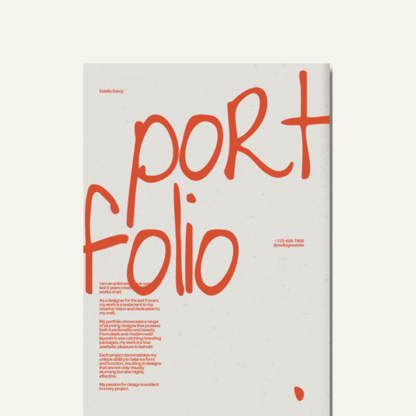 Scroll Stopper, Portfolio Cover
