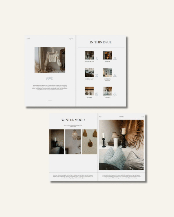 Chic Magazine Template - Image 2