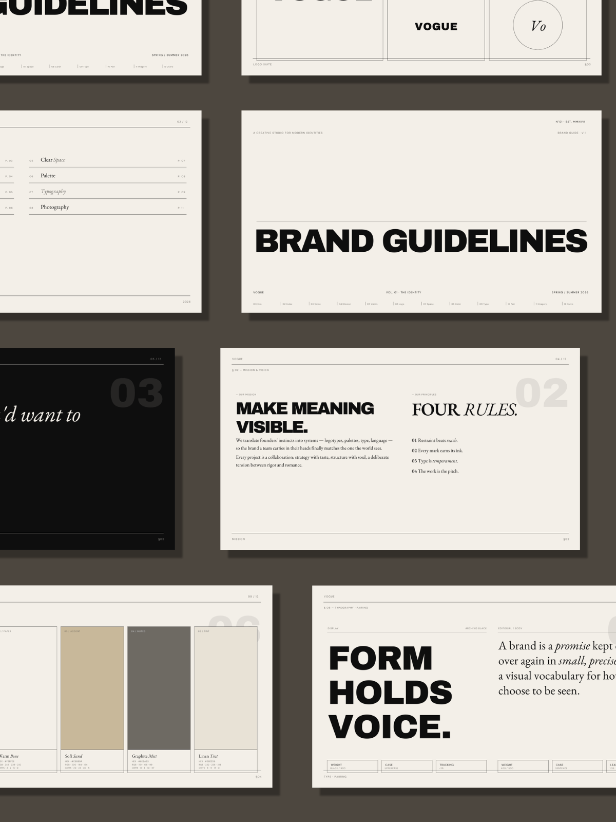 The Brand Book Canva Template