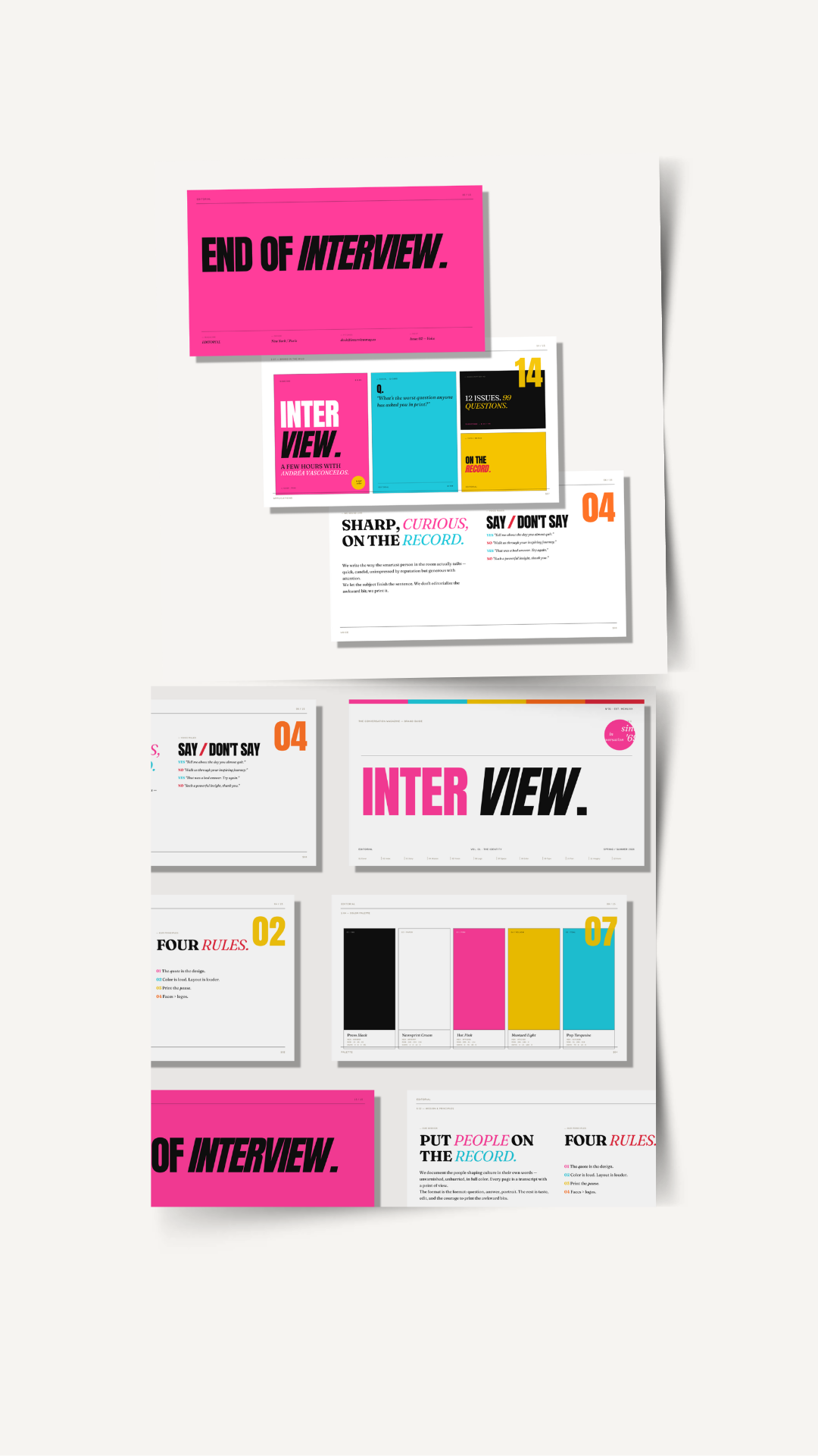 The Editorial Canva template