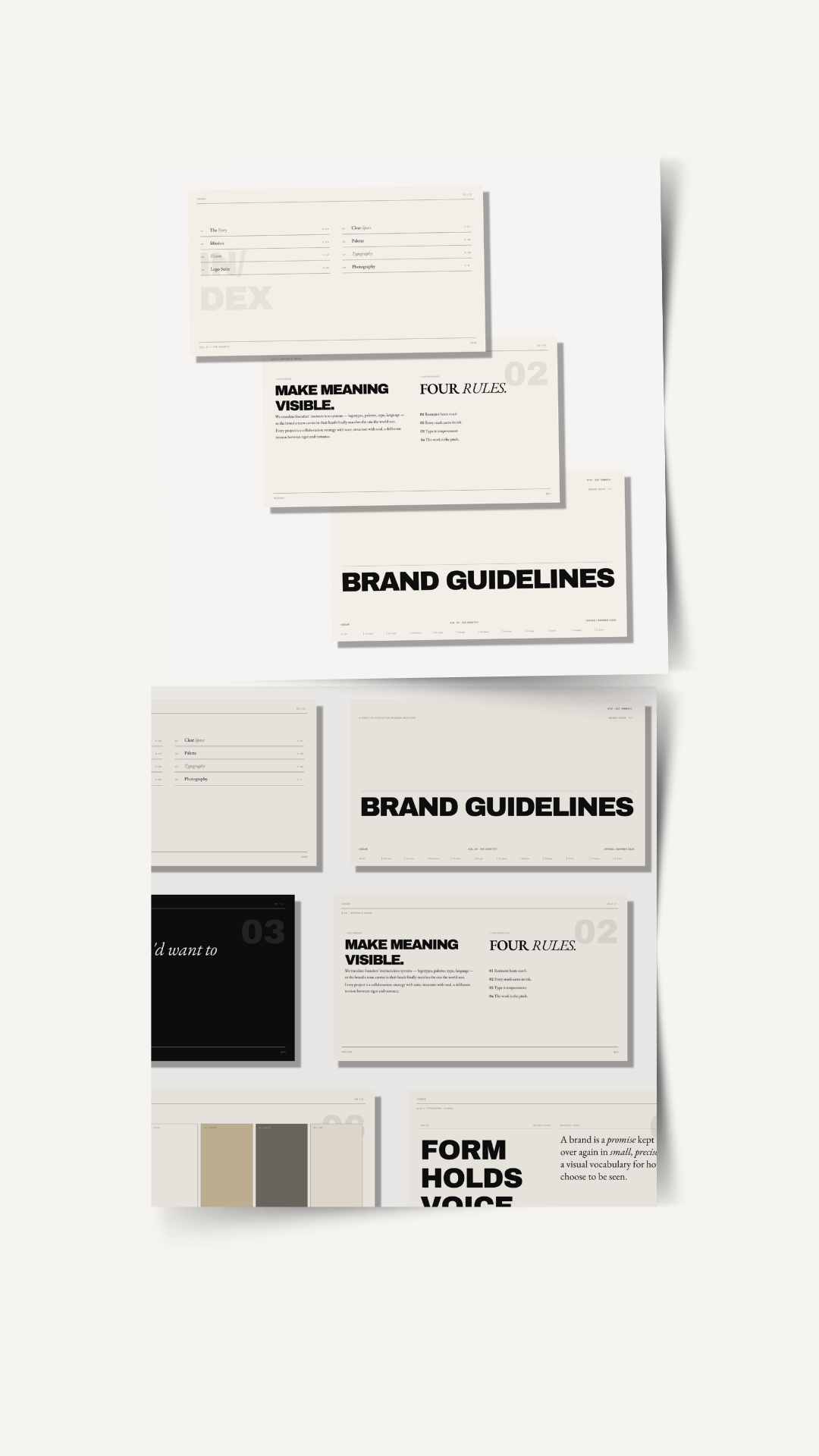 The Brand Book Canva template