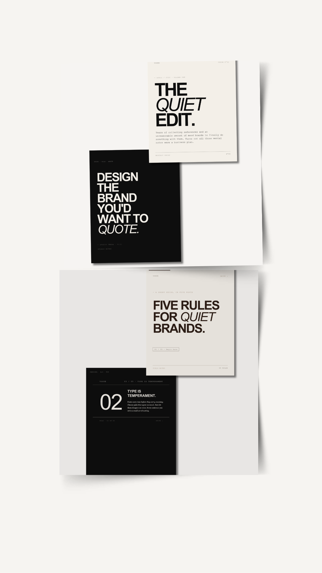 The Brand Canva template