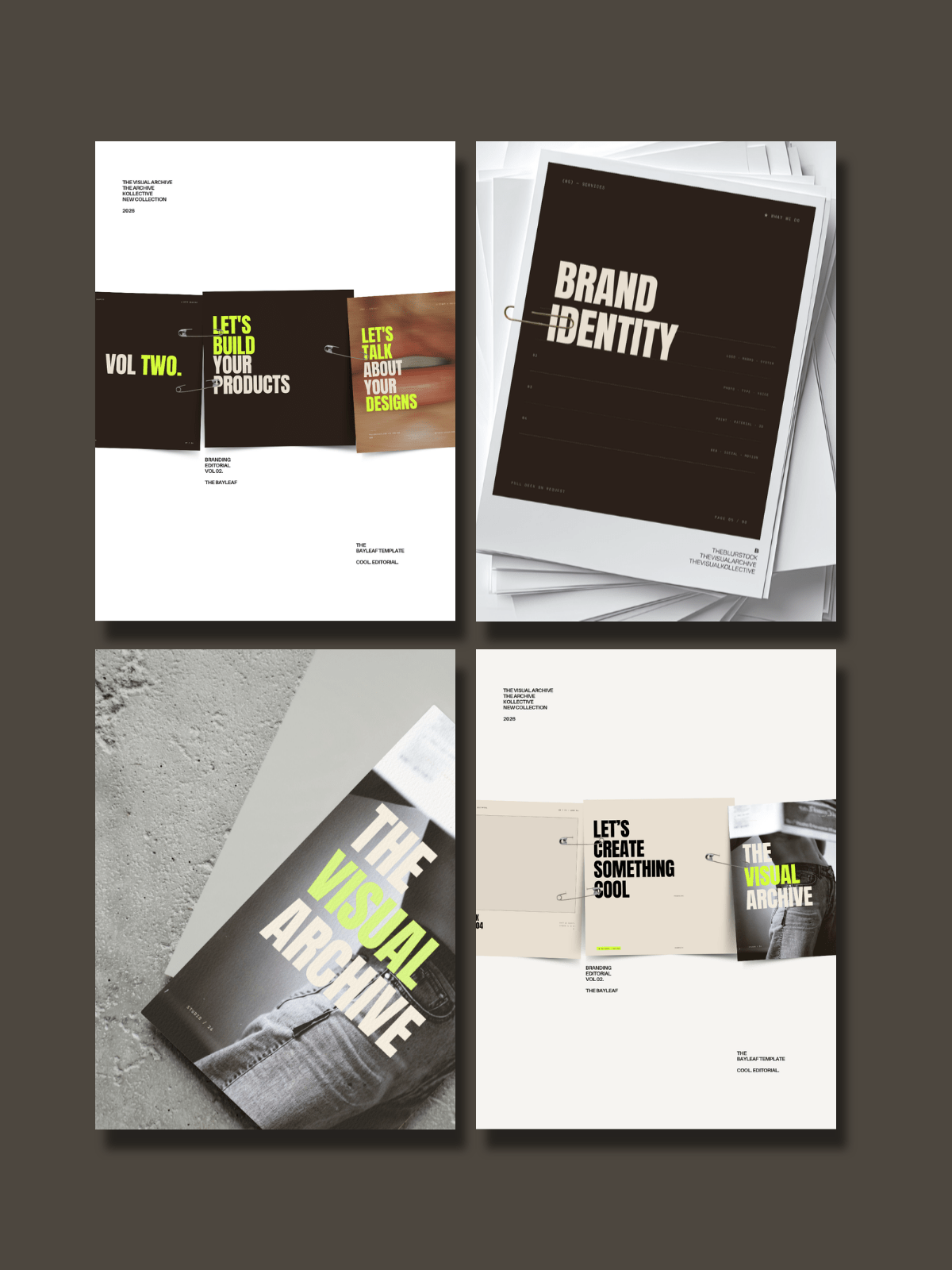 The Bayleaf Template — bold mockup