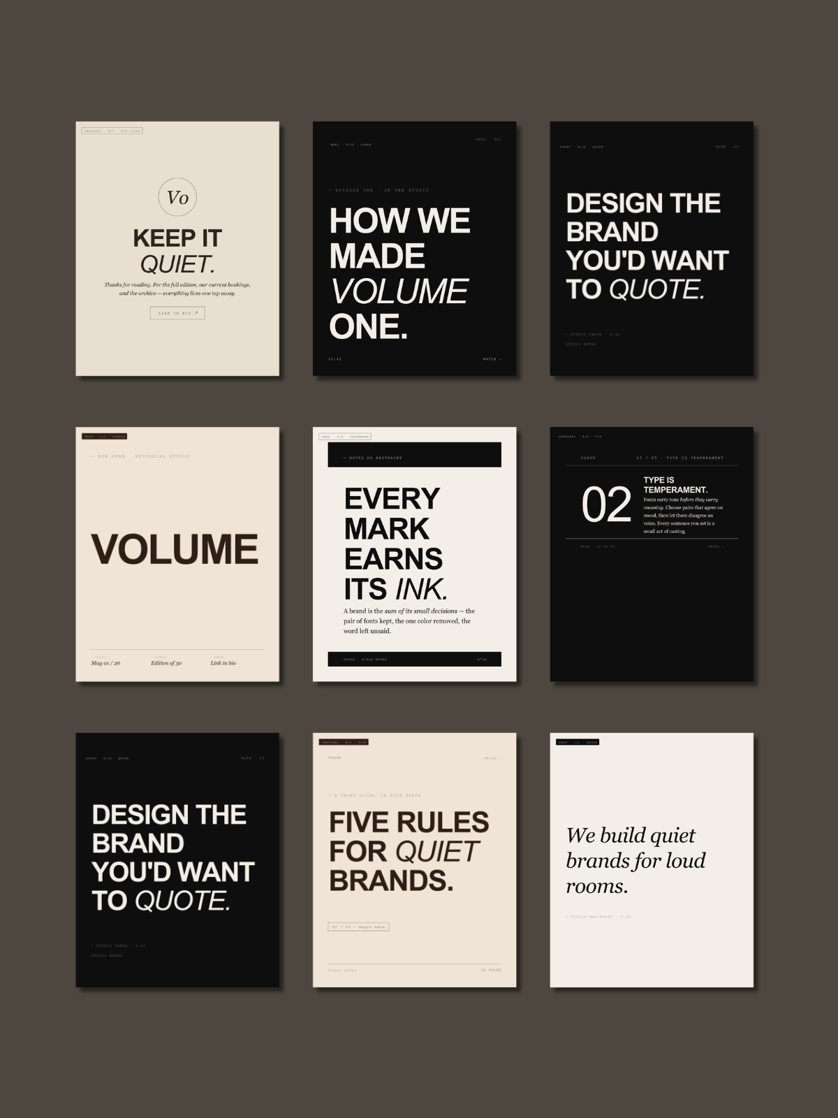 The Brand Canva Template