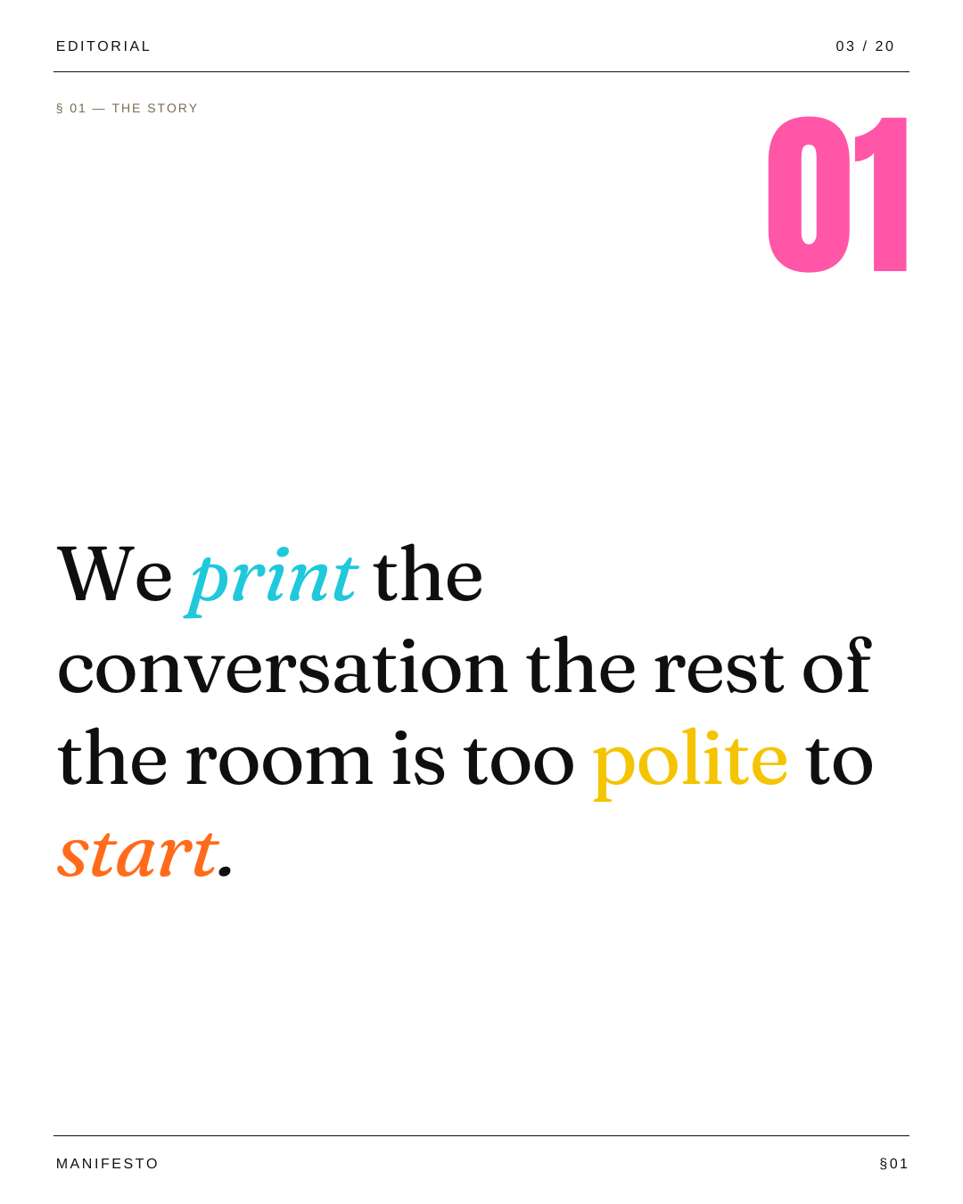 Editorial Instagram template