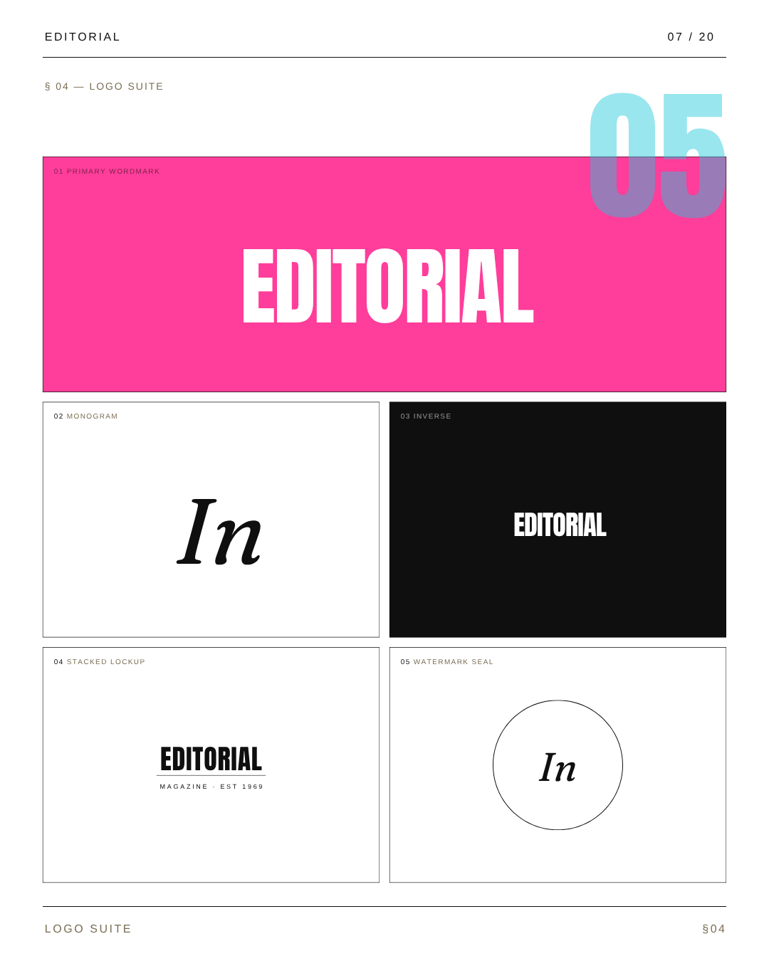Editorial Instagram template