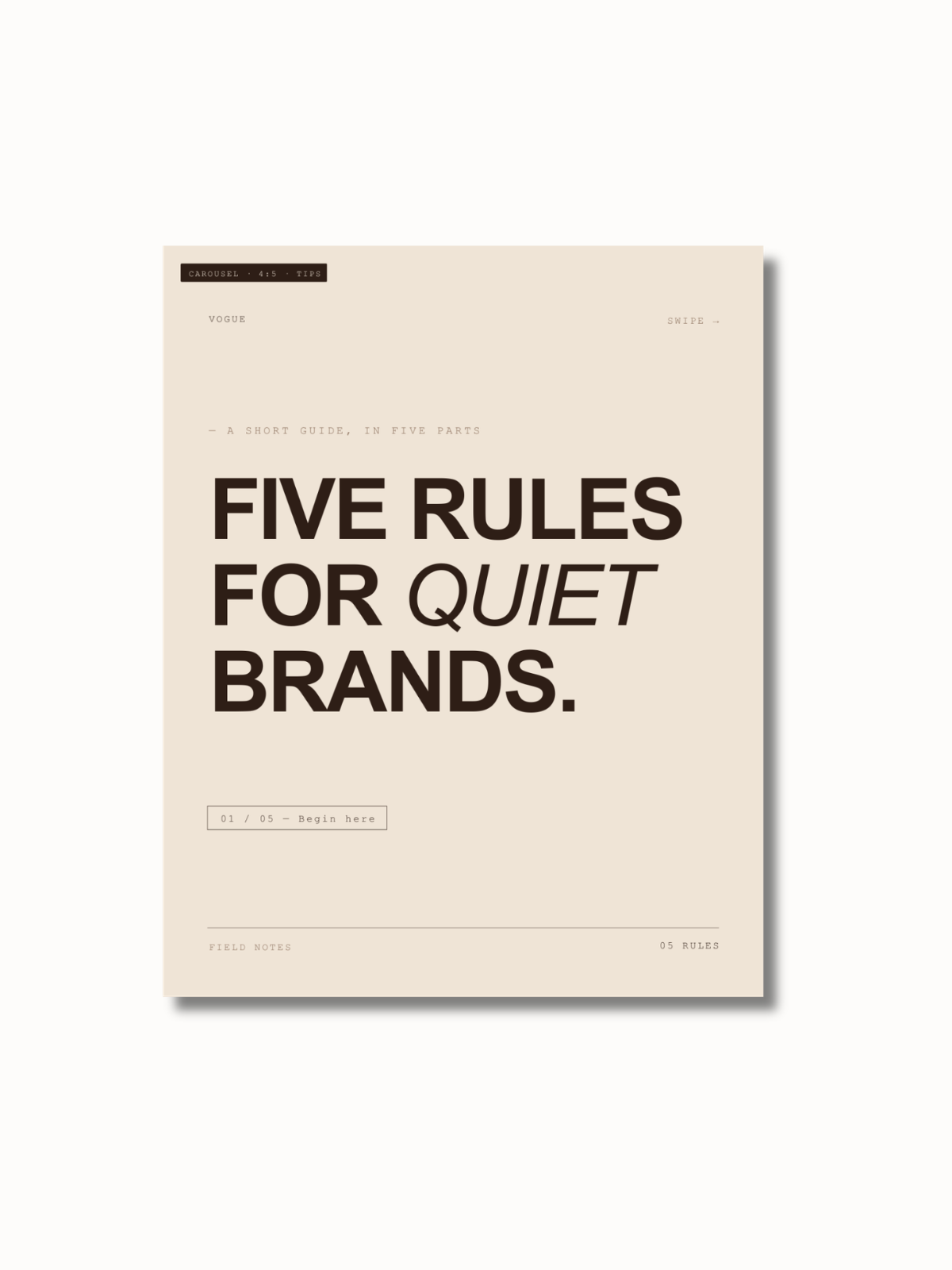 The Brand luxury Canva template