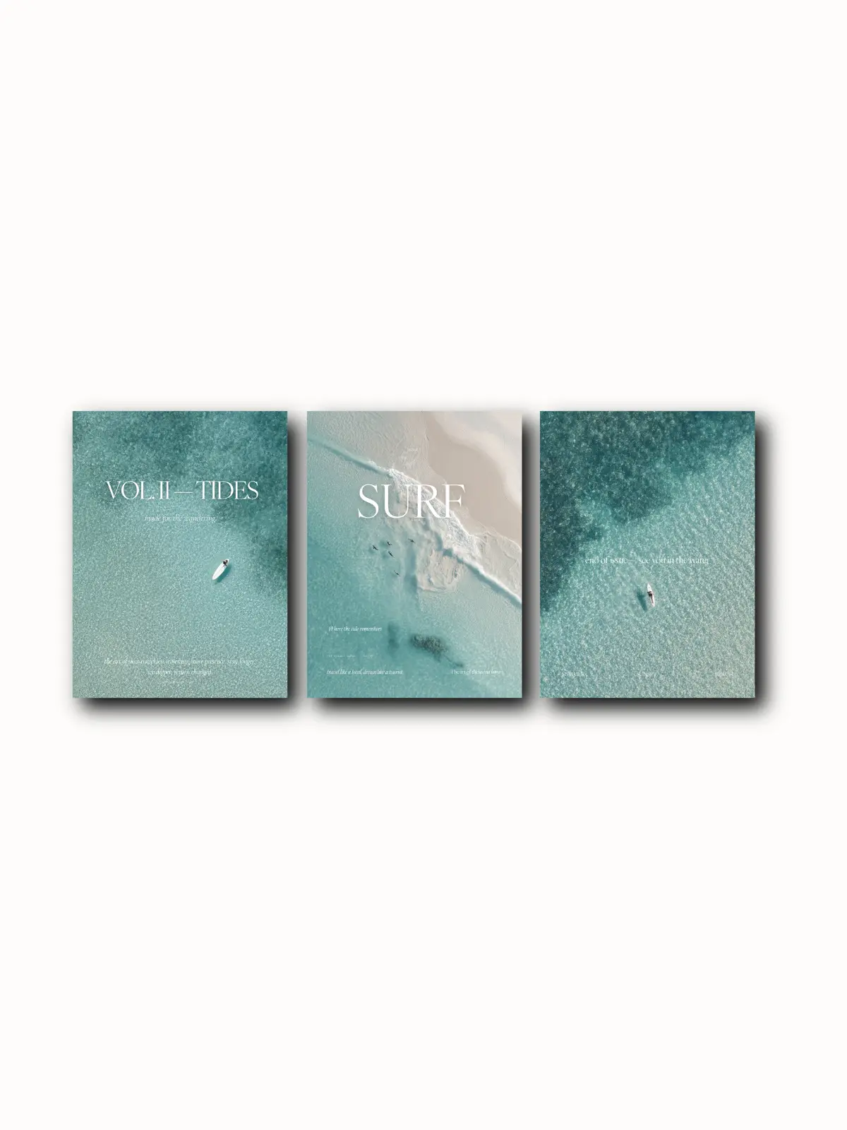 The Surf Retreat luxury Canva template