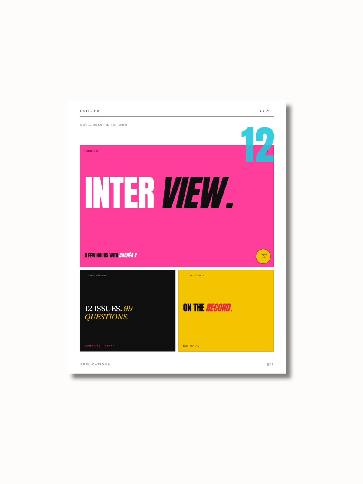 The Editorial Series luxury Canva template